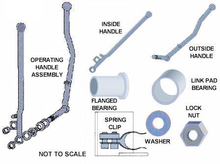 First click on a Juniper door type from the list below, then scroll down to choose handle kits and parts.