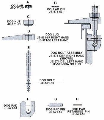 Dog Bolt Assembly