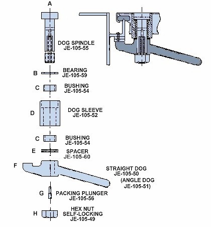 Hatch Dog Assembly